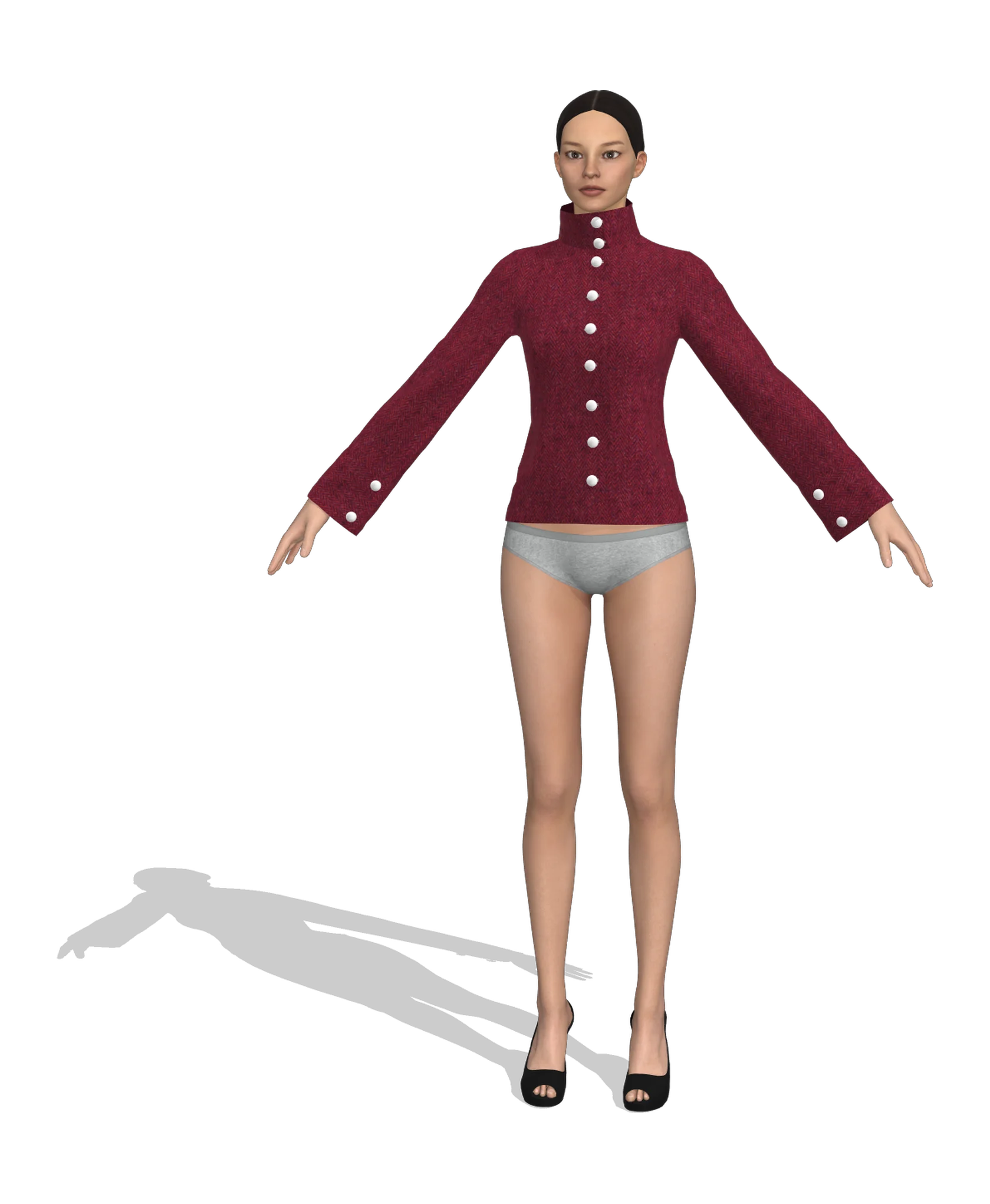 KDscion p161 full sleeve turtle neck jacket